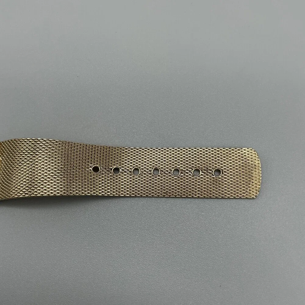 Anne Klein Womens Watch 25mm Cream Dial Gold Tone Mesh Band 10/6416 New Battery